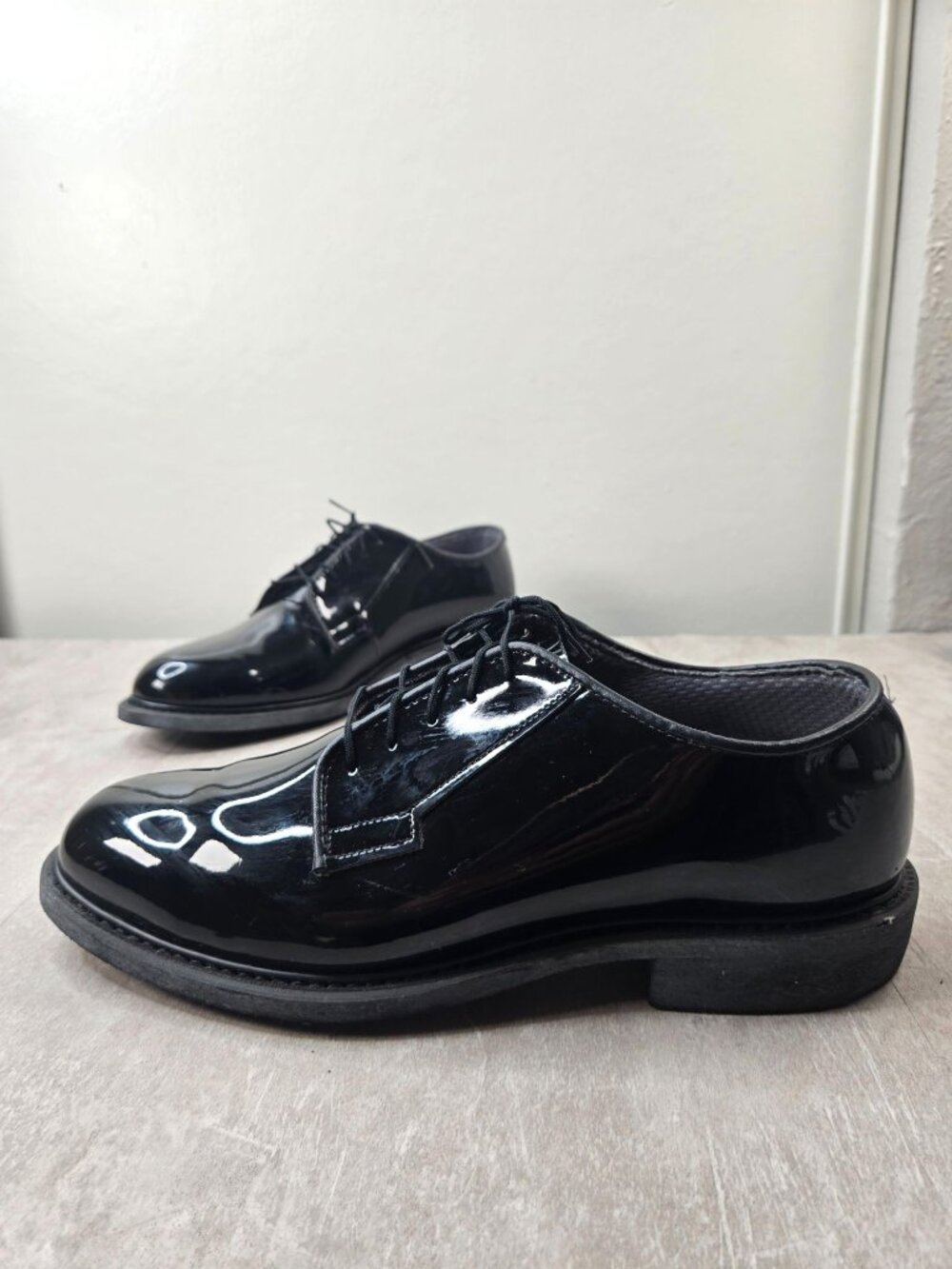 Altama Slip Resistant Dress Shoe Sz 10 Black Oxford Military Uniform Preppy Work